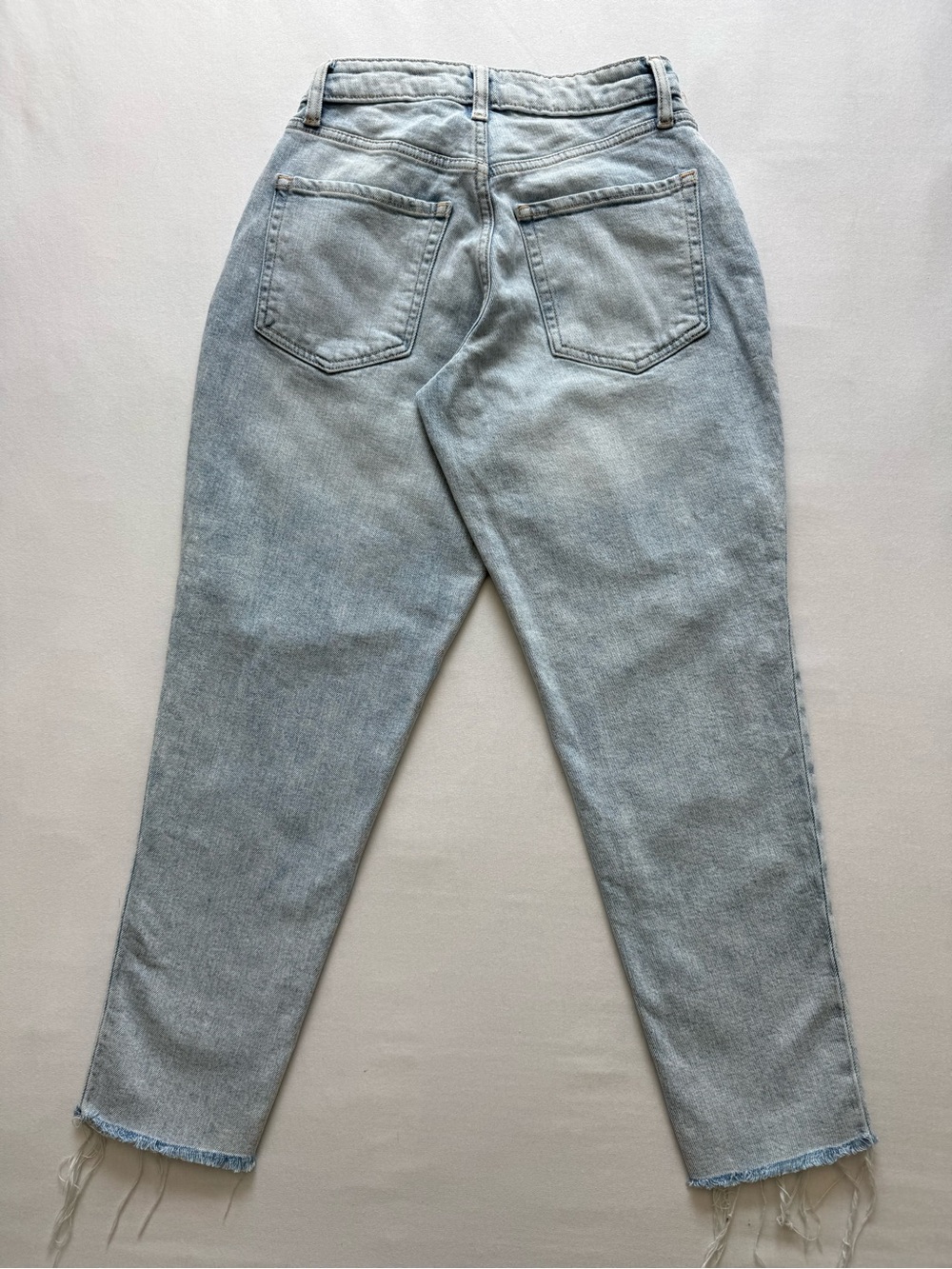 Old Navy Curvy O.G. Straight Leg Jeans | Distressed Y2K Vintage | Size 2 - Picture 5 of 11